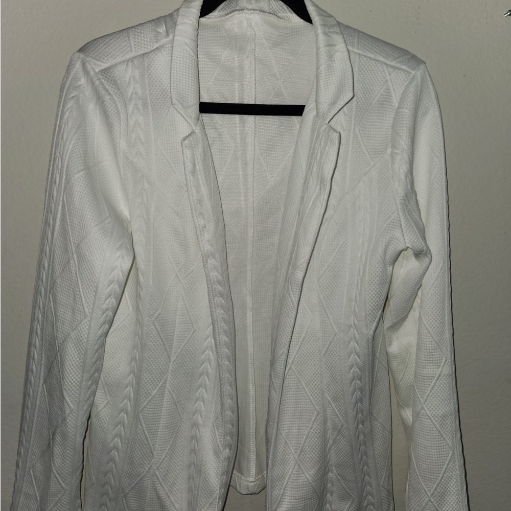 Elegant White Women's Blazer